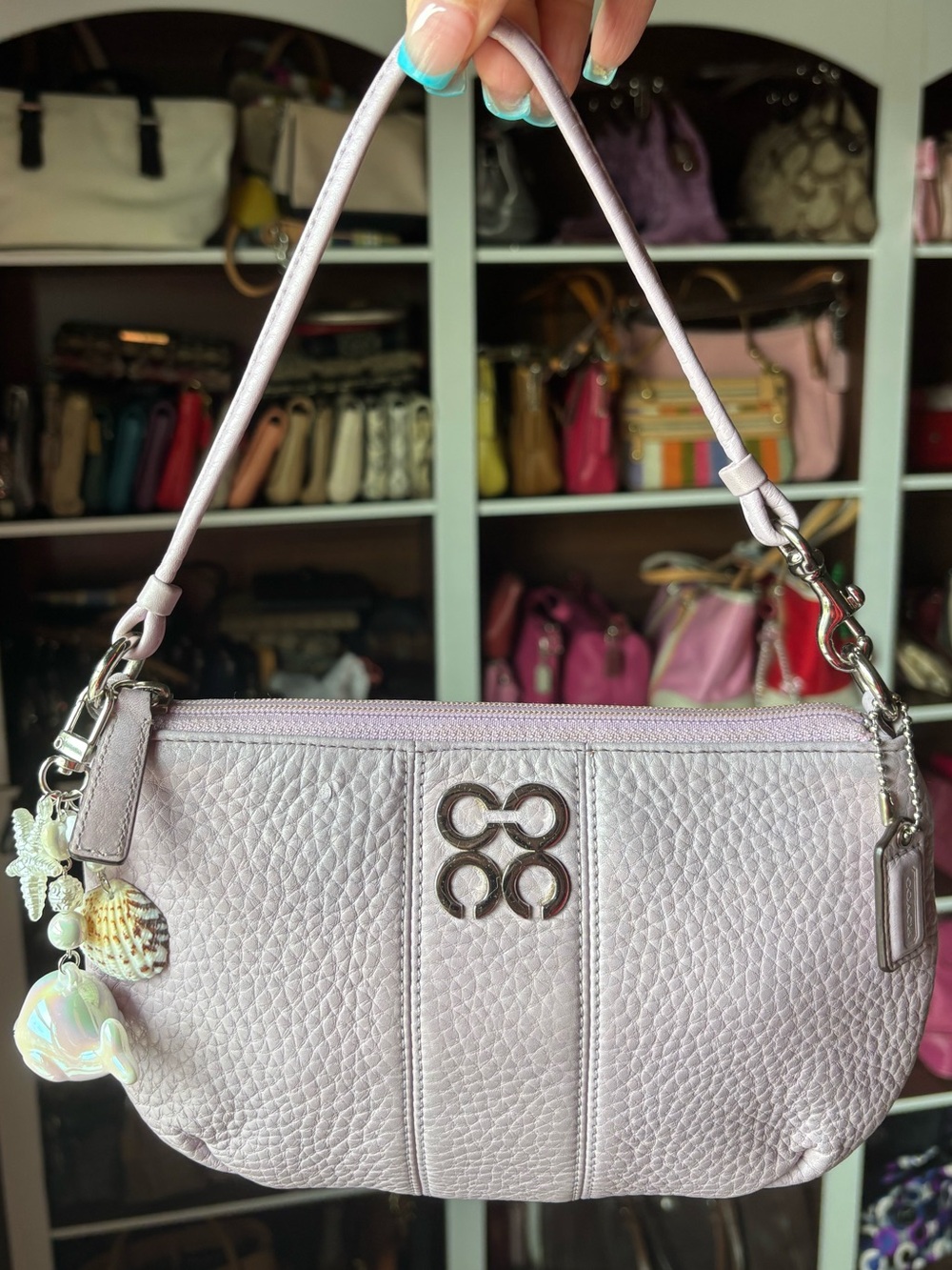 Y2k Coach Julia Op Art Wristlet Mini Bag